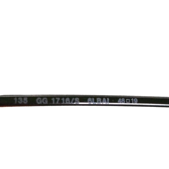 Gucci Vintage GG 1716S Made In Italy Round Rimless Sunglasses - Picture 4 of 6